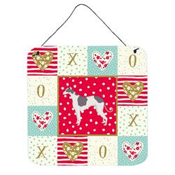 6 x 6 in. Greyhound Love Wall or Door Hanging Prints