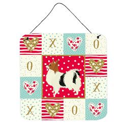 6 x 6 in. Papillon Love Wall or Door Hanging Prints