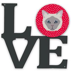 11.5 x 11.75 in. Owyhee Bob Cat Love Metal Artwork Wall Decor