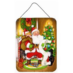 PJH3020DS1216 12 x 16 in. Santa Claus Let Me Check My List Wall or Door Hanging Prints