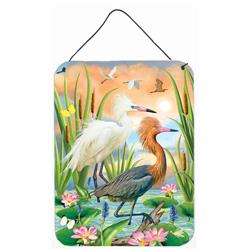 12 x 16 in. Reddish Heron Two Phases Wall or Door Hanging Prints