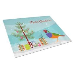 Amadina Merry Christmas Glass Cutting Board - Large