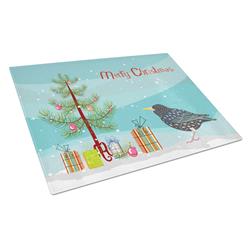 Starling Merry Christmas Glass Cutting Board - Large