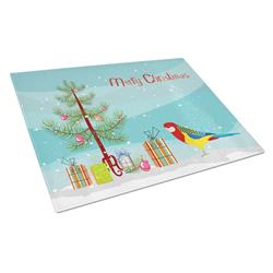 Rosella Merry Christmas Glass Cutting Board - Large