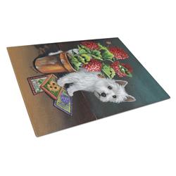 Westie Seedlings Glass Cutting Board - Large