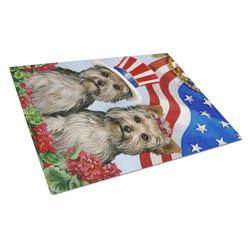 Yorkie USA Glass Cutting Board - Large
