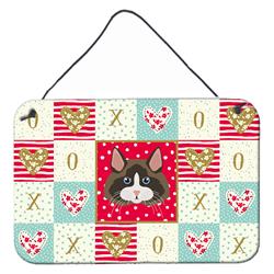 8 x 12 in. Ragdoll Cat Love Wall or Door Hanging Prints