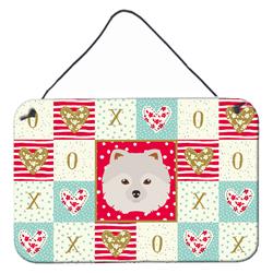 8 x 12 in. Japanese Spitz Love Wall or Door Hanging Prints