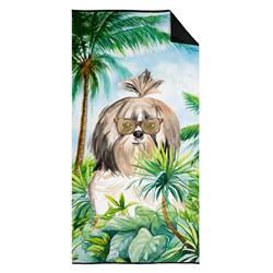 30 x 60 in. Shih Tzu Premium Beach Towel