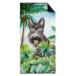 30 x 60 in. Scottish Terrier Premium Beach Towel