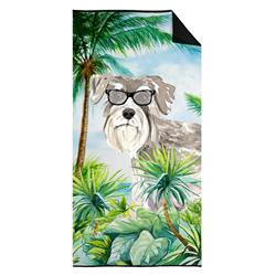 30 x 60 in. Schnauzer No.1 Premium Beach Towel