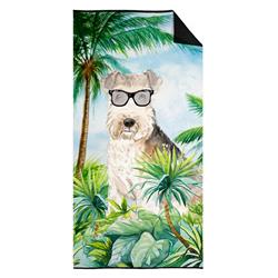 30 x 60 in. Lakeland Terrier Premium Beach Towel