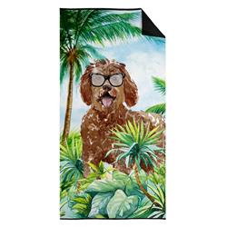 30 x 60 in. Labradoodle Premium Beach Towel