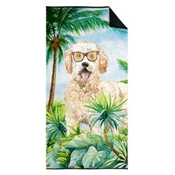 30 x 60 in. Goldendoodle Premium Beach Towel