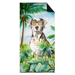 30 x 60 in. Catahoula Leopard Dog Premium Beach Towel