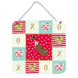 6 x 6 in. Dutch Hook Bill Duck Love Wall or Door Hanging Prints