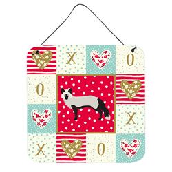 6 x 6 in. Silver Fox Love Wall or Door Hanging Prints