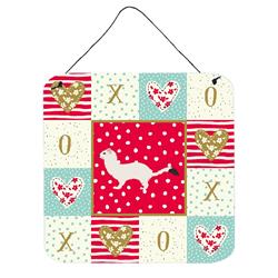 6 x 6 in. Stoat Short-Tailed Weasel Love Wall or Door Hanging Prints