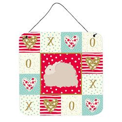 6 x 6 in. Fluffy Angora Rabbit Love Wall or Door Hanging Prints
