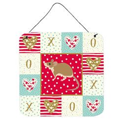 6 x 6 in. Spiny Mouse Love Wall or Door Hanging Prints