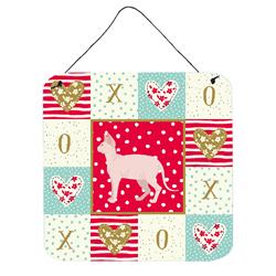 6 x 6 in. Sphynx Cat Love Wall or Door Hanging Prints