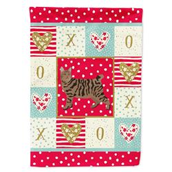 11 x 0.01 x 15 in. Pixie Bob No.3 Cat Love Garden Flag