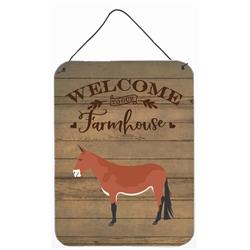 12 x 16 in. Mule Welcome Wall or Door Hanging Prints