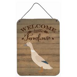 12 x 16 in. West Harlequin Duck Welcome Wall or Door Hanging Prints