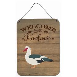 12 x 16 in. Muscovy Duck Welcome Wall or Door Hanging Prints