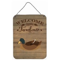 12 x 16 in. Khaki Campbell Duck Welcome Wall or Door Hanging Prints