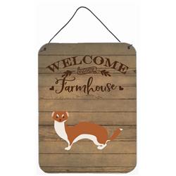 12 x 16 in. Weasel Welcome Wall or Door Hanging Prints