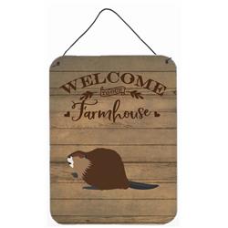12 x 16 in. Eurasian Beaver Welcome Wall or Door Hanging Prints