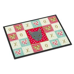 CK5151JMAT 24 x 36 in. Raas Cat Love Indoor or Outdoor Mat