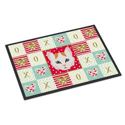 CK5176JMAT 24 x 36 in. Turkish Van Cat Love Indoor or Outdoor Mat