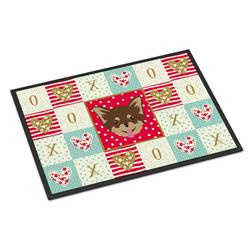 CK5190JMAT 24 x 36 in. Chihuahua Love Indoor or Outdoor Mat