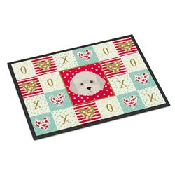 CK5193JMAT 24 x 36 in. Cyprus Poodle Love Indoor or Outdoor Mat