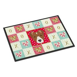 CK5232JMAT 24 x 36 in. Rat Terrier Love Indoor or Outdoor Mat