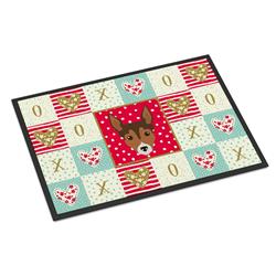 CK5239JMAT 24 x 36 in. Tenterfield Terrier Love Indoor or Outdoor Mat