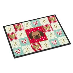 CK5240JMAT 24 x 36 in. Tibetan Spaniel Love Indoor or Outdoor Mat