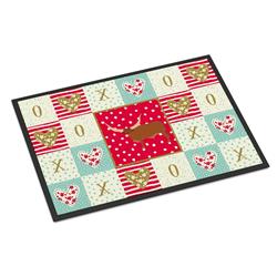 CK5250JMAT 24 x 36 in. Ankole-Watusu Cow Love Indoor or Outdoor Mat