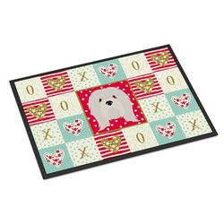 18 x 27 in. Lhasa Apso Love Indoor or Outdoor Mat
