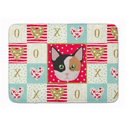 19 x 27 in. Munchkin Cat Love Machine Washable Memory Foam Mat