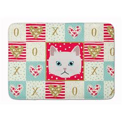 19 x 27 in. Napoleon Cat Love Machine Washable Memory Foam Mat
