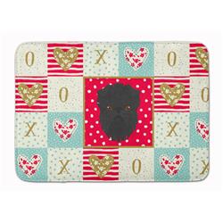 19 x 27 in. Affenpinscher Love Machine Washable Memory Foam Mat