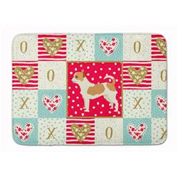 19 x 27 in. Chihuahua Love Machine Washable Memory Foam Mat