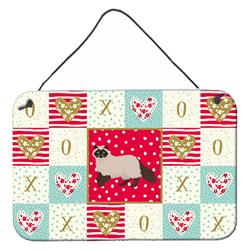 CK5587DS812 8 x 12 in. Colorpoint Persian Style Hymalayan Cat Love Wall or Door Hanging Prints