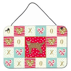 CK5626DS812 8 x 12 in. Highlander Lynx No.3 Cat Love Wall or Door Hanging Prints