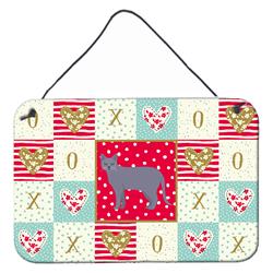 CK5630DS812 8 x 12 in. Korat No.1 Cat Love Wall or Door Hanging Prints