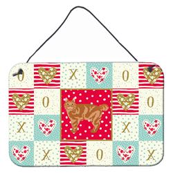 CK5634DS812 8 x 12 in. Kurilian Bobtail Cat Love Wall or Door Hanging Prints
