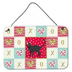 CK5645DS812 8 x 12 in. Malayan No.2 Cat Love Wall or Door Hanging Prints